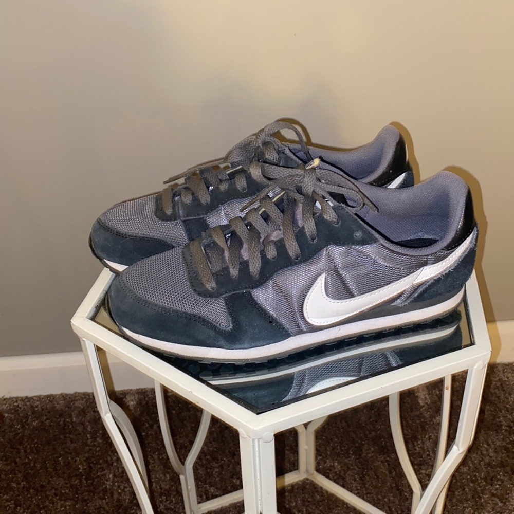 Gently worn black gray and white Nike. Size 8.